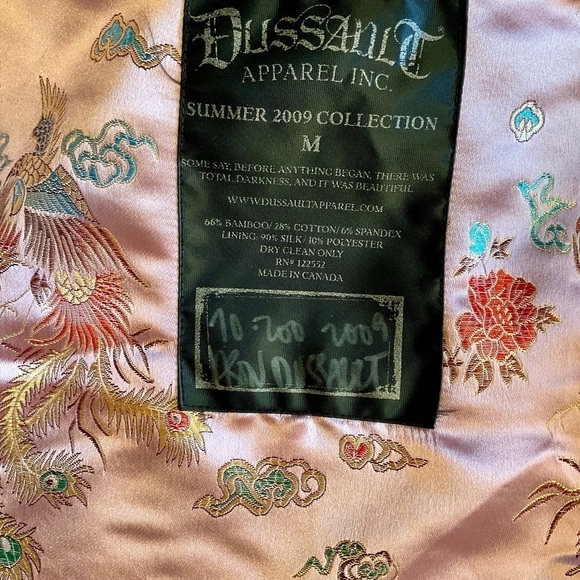 Jason Dussault M signed embroidered limited edition 2009 40/200 hoodie - Picture 2 of 12